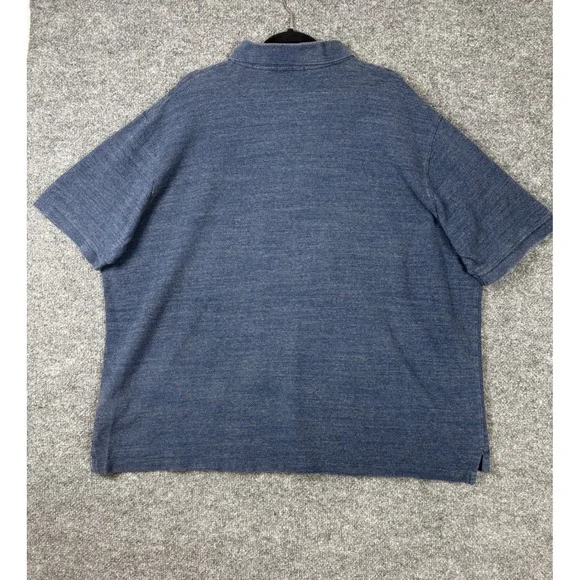 Lot of 4 Polo Ralph Lauren Polo Shirts Mens 3XB Blue Grey Heather Jersey Big